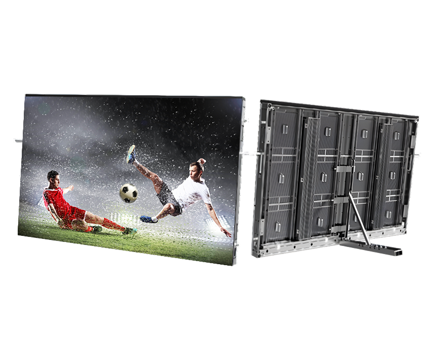 Outdoor Stadium Perimeter LED Display 1600mmx900mm Ultra Thin Aluminum Cabinet